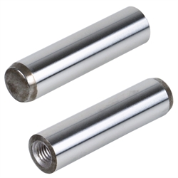 Zylinderstift DIN 7979 Stahl gehärtet Durchmesser 4m6 Länge 18mm mit Innengewinde M2 - M3, Produktphoto
