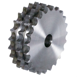 Dreifach-Kettenradscheibe DRL ohne Nabe 10 B-3 5/8x3/8" 21 Zähne Mat. Stahl , Produktphoto