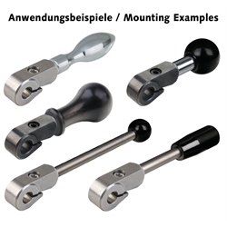 Klemmnabe aus Stahl Bohrung 10mm Naben-Ø 24mm Innengewinde M8, Produktphoto